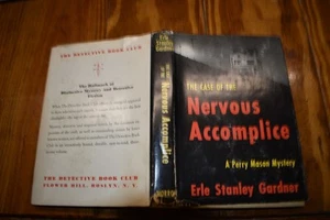 1955 The Case Of The Nervous Accomplice Perry Mason Mystery Erle Stanley Garner - Picture 1 of 5
