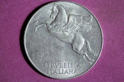 1949 R Italy 10 Lire Aluminum Coin #M23205 - Image 1 of 2