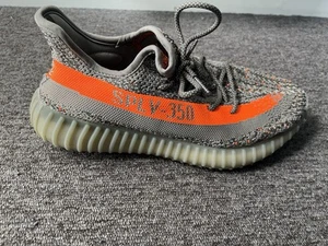 adidas Yeezy 350 Uk Size 8 Grey and Orange - Picture 1 of 5