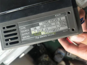 one FUJI INVERTER FVR*C9S FVR0.75C9S-2 0.75KW - Afbeelding 1 van 1