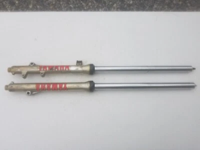 1986 YAMAHA YZ80 YZ 80 FRONT FORKS SUSPENSION DAMPERS SHOCKS DAMPER FRONT END - Image 1 of 4