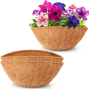 Coco Coir Liner for Plant Hanging Basket, 2 PCS 16 Inches round Thick Coconut F - Picture 1 of 7