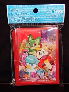 Pokemon Center Japan Sprigatito Fuecoco Quaxly Official TCG Sleeves 64 Count - Picture 1 of 1