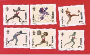 Poland #2166-2171 VF used Olympics Free S/H - Picture 1 of 1
