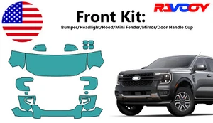 For Ford Ranger Lariat XLT 2024-2025 Front Paint Protection Film PreCut PPF - Picture 1 of 7