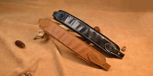 Vintage Rifle Leather Carry Sling Adjusted Shotgun Strap for.357.30-06.22LR 12GA - Picture 1 of 69