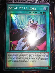 YU-GI-OH! SUPER RARE SCEAU DE LA ROSE FUEN-FR054 FRANCAIS EDITION 1 NEUF MINT - Picture 1 of 1