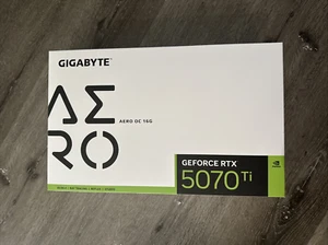 NEW Gigabyte GeForce RTX™ 5070 Ti AERO OC 16G White GPU in hand ready to ship - Picture 1 of 3
