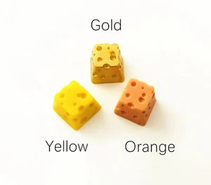 Handmade Resin Cheese Keycap Artisan OEM Cap for Cherry MX Mechanical Keyboard - Picture 1 of 15
