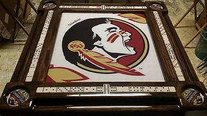 Domino Tables by Art with Florida State University Framed Poster Theme - Picture 1 of 12