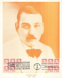 2173 5c LUIS MUNOZ MARIN - Desconocido 8 1/2 x 11" página - Doble cancelación - Imagen 1 de 1