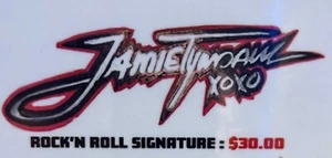Jamie Tyndall Bemerkung Signatur - Rock and Roll (muss einem gekauften Buch hinzugefügt werden) - Bild 1 von 1