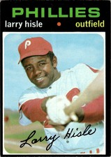 1971 Topps Larry Hisle Philadelphia Phillies #616