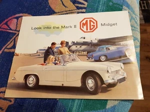 MG Midget Mark II Launch Brochure 1964 VGC Safety Fast FREE POST Mk 2 - Picture 1 of 12