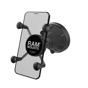 RAM X-Grip Phone Mount with RAM Mighty-Buddy Suction Cup - Picture 1 of 2