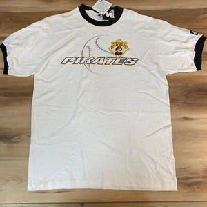 Camicia vintage Pittsburgh Pirates uomo grande 1995 Ringer Starter made in USA anni 90 - Foto 1 di 10