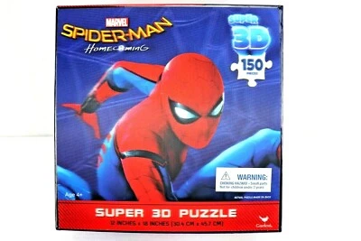 Puzzle Spider-Man Homecoming Super 3D 2017 Marvel 150 piezas nuevo Foto 1 de 3