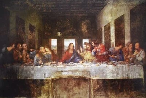 Leonardo da Vinci The Last Supper Art Poster 24 x 36 - Picture 1 of 1