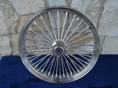 21X3.5" DNA MAMMOTH 52 DIAMOND SPOKE FRONT FOR HARLEY SOFTAIL FXST - Image 1 of 4