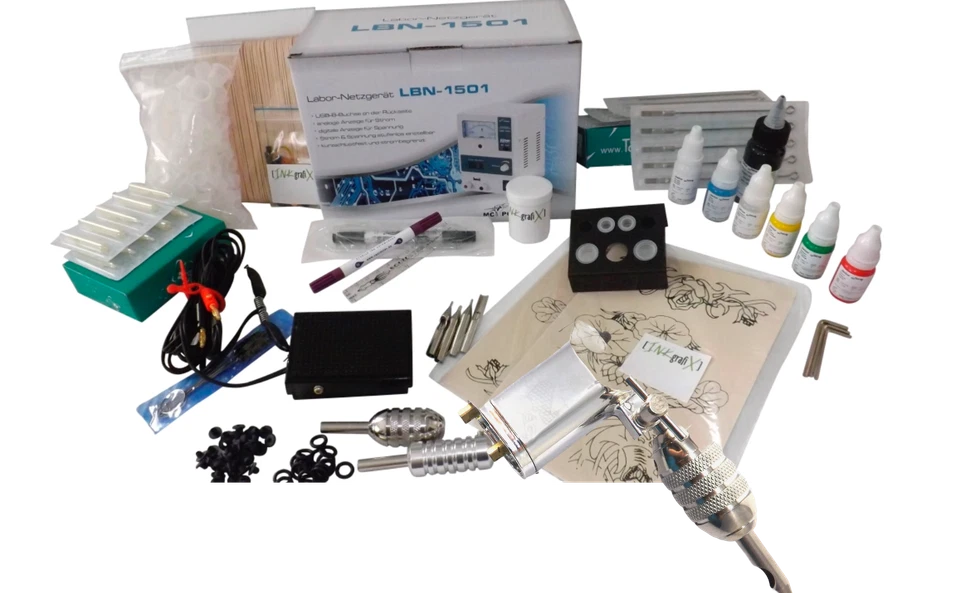 Permanent MAKE UP - LUXUS KOMPLETTSET INKgrafiX® Rotary IG-7g - SET vom PROFI DE - Bild 1 von 4