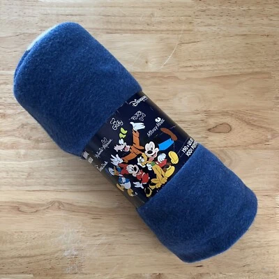 Disneyland París Fleece Tiro Azul Manta Cuadros Familia Foto 1 de 4