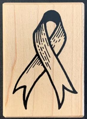 PSX D-1462 Awareness Ribbon Rubber Stamp - Image 1 of 3
