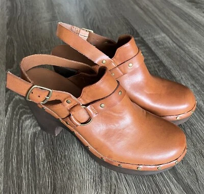 Zuecos Frye & Co. Fabry para mujer marrón talla 9,5 M LEER POR FAVOR Foto 1 de 4