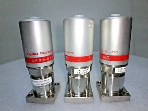 3pc LAM Research 766-197842-003 Rev B,Fujikin 565601 Diaphram Valve,Jp_,96433 - Picture 1 of 24