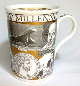 Crown Trent Millennium 2000 Fine Bone China Cup Made in England - Picture 1 of 6