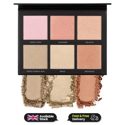 LaRoc Cosmic Highlighter Palette Face Powder 6 Duo Chrome Shimmer Contour Blush