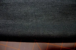 cotton blend single knit fabric dk gray 1 1/2 yds x64" top wt - Picture 1 of 1
