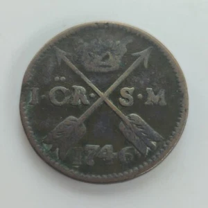 SUEDE 1 Ore 1746 Sweden - Picture 1 of 2