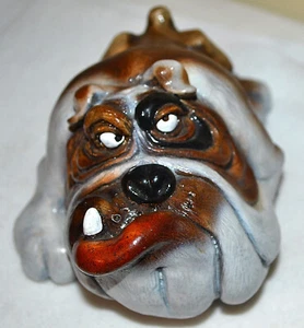 John Raya Beasties Of The Kingdom 1994 Bogey Bulldog Dog Figurine Sculpture - Picture 1 of 9