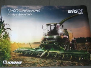 KRONE BigX 1180 Forage Harvester, Corn Chipper Poster (P7) - Picture 1 of 2