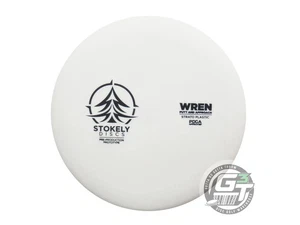 USED Stokely Discs FIRST RUN Strato Wren 175g White Black Stamp Putter Golf Disc - Bild 1 von 2