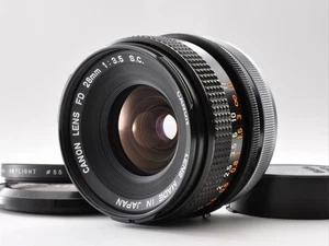 Canon FD 28mm F/3.5 S.C. Wide Angle MF "O" Lens w/Filter Excellent5 From Japan - Picture 1 of 19