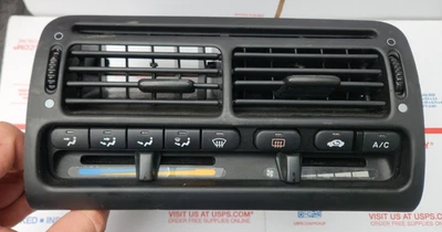 Honda Prelude 1992-1996 calefacción manual aire acondicionado control de clima ventilaciones bisel OEM NEGRO Foto 1 de 4