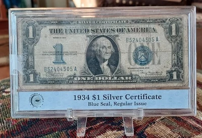 1934 $1 Silver Certificate - Image 1 of 2