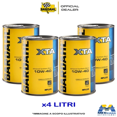 4 LITRI BARDAHL XTA 10W40 OLIO MOTORE POLAR PLUS BENZINA DIESEL ACEA A3 B4 VW RN - Immagine 1 di 4