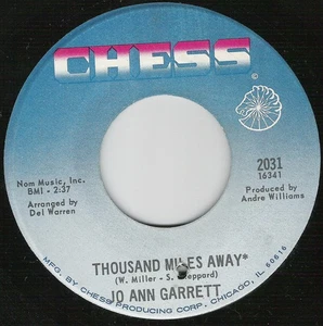 Jo Ann Garrett - Thousand Miles Away / Just Say When (7") (Very Good Plus (VG+)) - Bild 1 von 2