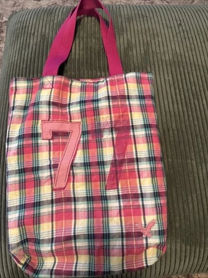 Bolso de Mano American Eagle Outfitters Rosa a Cuadros De Colección Y2K 2000s Preppie Coquette Foto 1 de 4