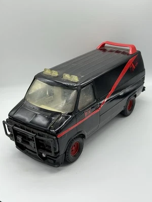 A-Team "Mr. T" BA Baracus 1983 ERTL 1:18 Scale 11" Metal Van w/ Sliding Door - Image 1 of 4