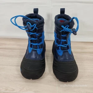 The North Face Snow Boots Kids Size 11 Blue Alpenglow IV Waterproof Insulated - Picture 1 of 8