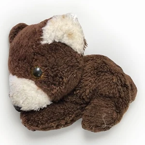 RARO peluche vintage•Walmart piccolo orsacchiotto marrone made in Korea - Foto 1 di 7