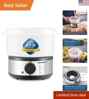 Vaporizador de alimentos compacto sin BPA con temporizador de 60 minutos - Perfecto para platos saludables Foto 1 de 4