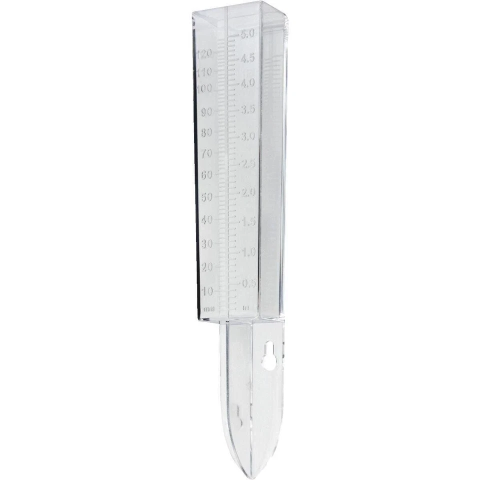 Taylor 2703 Rain Gauge 5 in Measuring Plastic