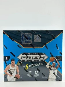 2024-25 Panini Prizm Black NBA Basketball FOTL Hobby Box 6 Autos - Picture 1 of 4