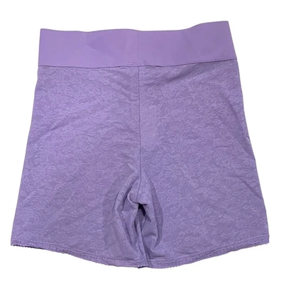 NWT AERIE Smoothez High Waisted Boyshort Pantie Sz S-M-L Purple Lace - Image 1 of 4