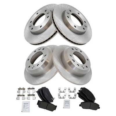 Kit de pastillas de freno y rotor de cerámica para Hyundai Entourage 2007 2006 Kia Sedona Foto 1 de 4