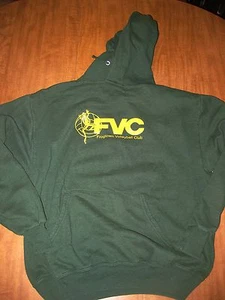 FVC Frogtown Volleyball Club med hooded sweatshirt Toledo OHIO hoodie frog logo - Picture 1 of 1